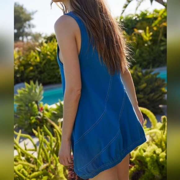 NWT Free People Beach Cory Tunic Out of the Blue - Picture 3 of 5